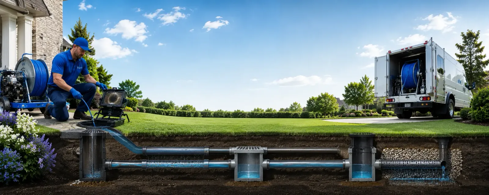 Outdoor drain cleaning information for Ryderwood, WA